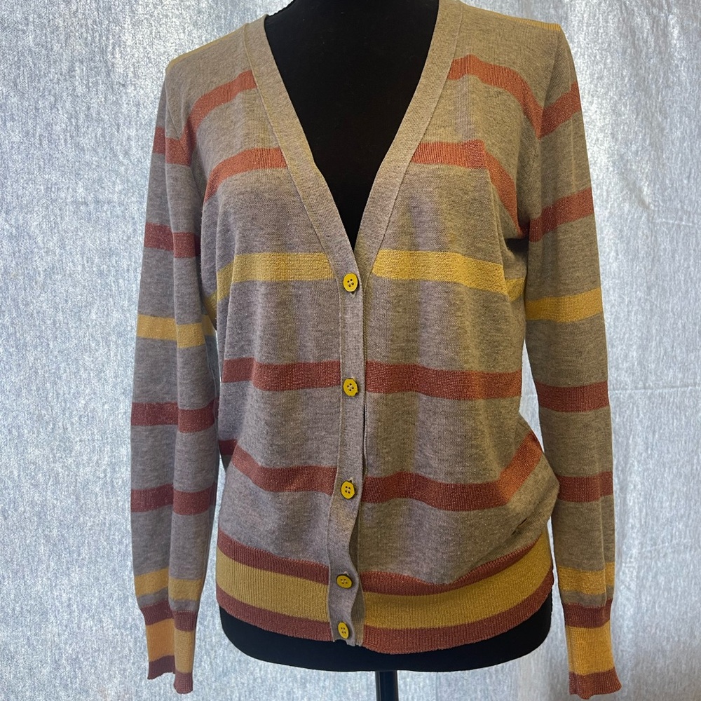 Tru Trussardi Striped Cardigan – Size S